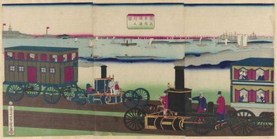 蒸気機関車の旅の写真 作： Utagawa Yoshitora