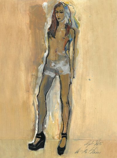 表現力豊かな裸婦 作： Ute Rathmann
