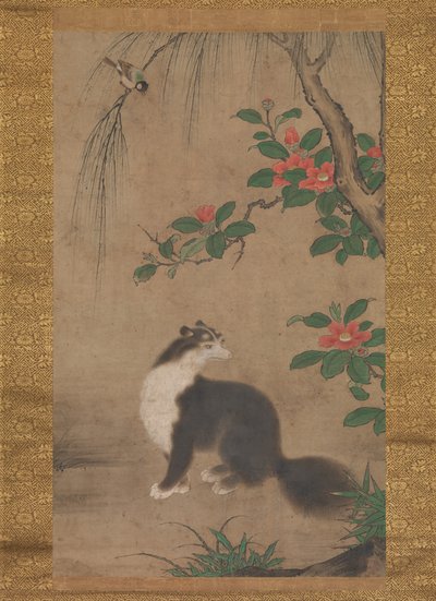 麝香猫（じゃこうねこ） 16世紀後半 作： Uto Gyoshi