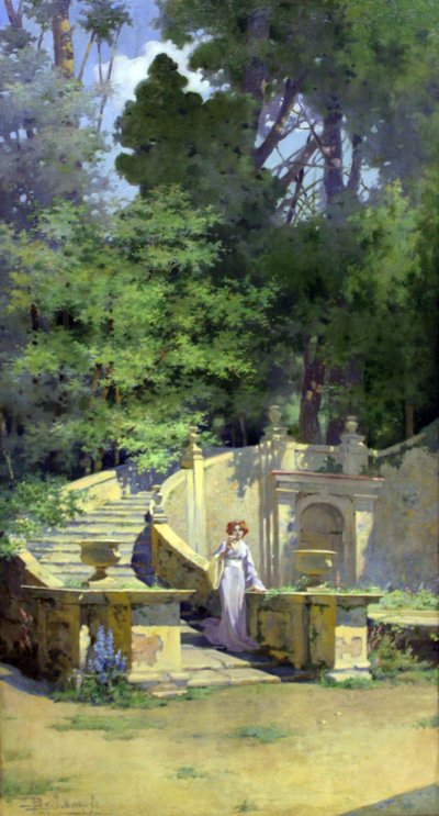 公園の一角 作： V.F. Ulyanov