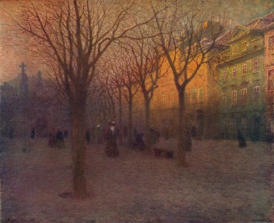 カンパ島、プラハ、c1879-1906、1906 作： Vaclav Jansa