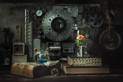 スチームパンク・ローズの習作 作： Vadim Kulinsky