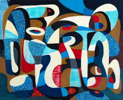 鳥の夢、2019年（キャンバスにアクリル画） 作： Vadym Vaskovsky