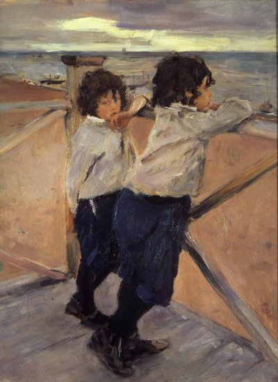 子供、1899年 作： Valentin Aleksandrovich Serov