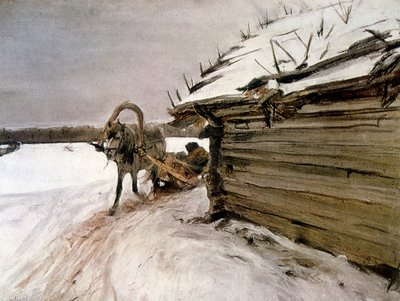 1898年の冬に バレンティン・セロフ 作： Valentin Aleksandrovich Serov