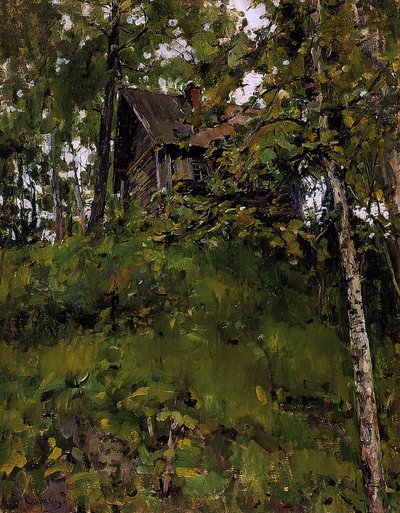 ドモトカノヴォの古い水浴場、1888 作： Valentin Aleksandrovich Serov