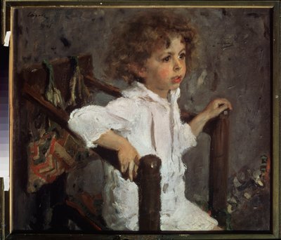 ミカ・モロソフの肖像。 Valentin Alexandrovich Serov（1865-1911）による絵画、キャンバスに油彩 作： Valentin Aleksandrovich Serov