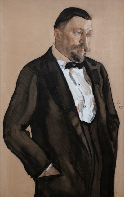 アレクセイ・ヴィクロヴィチ・モロゾフの肖像 作： Valentin Aleksandrovich Serov