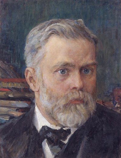 エマニュエルノーベル1859-1932の肖像、c。 1909 作： Valentin Aleksandrovich Serov