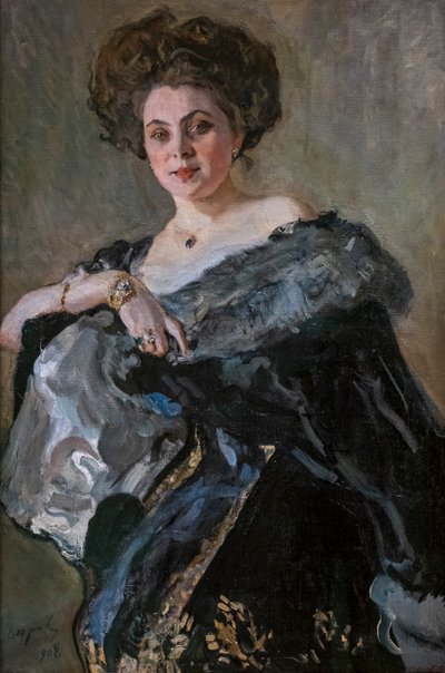 エヴドキア・セルゲイヴナ・モロゾワの肖像 作： Valentin Aleksandrovich Serov