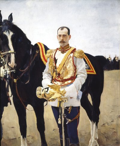 ロシアの大公ポール・アレクサンドロヴィッチの肖像1860-1919、1897 作： Valentin Aleksandrovich Serov