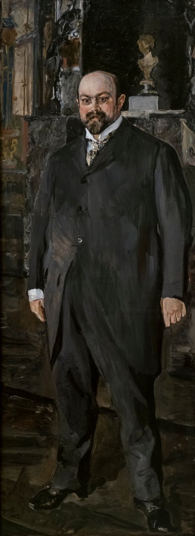 ミハイル・アブラモビッチ・モロゾフの肖像 作： Valentin Aleksandrovich Serov
