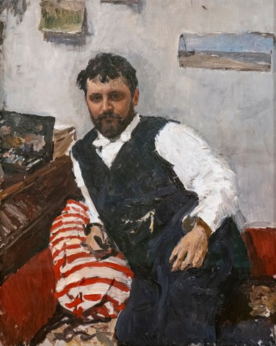画家コンスタンチン・コロビンの肖像 作： Valentin Aleksandrovich Serov