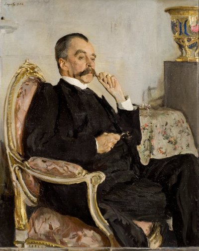 ウラジミール王子ミハイロビッチゴリツィン1847〜1932年、1906年の肖像。 作： Valentin Aleksandrovich Serov