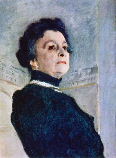 「マリア・ニコラエヴナ・エルモロフの肖像」の詳細、1905年 作： Valentin Serov
