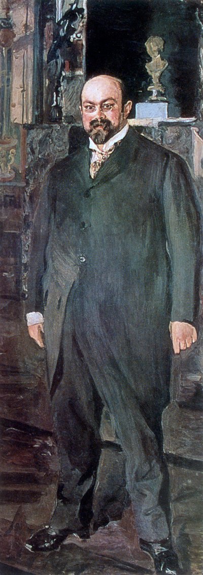 ミハイルアブラモビッチモロゾフの肖像、1902 作： Valentin Serov