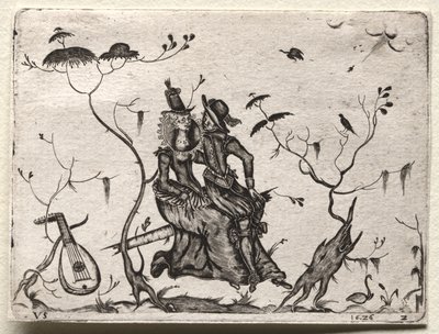 恋人のペア 作： Valentin Sezenius