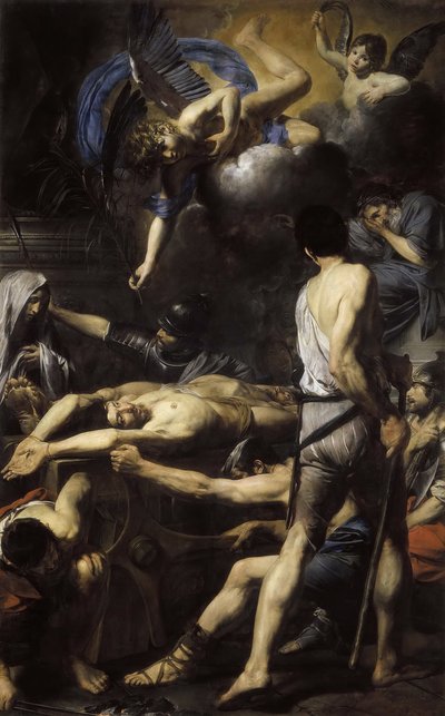聖プロセサスとマルティニアヌスの殉教、1629年。 作： Valentin de Boullogne