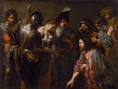 キリストと不倫相手 作： Valentin de Boulogne