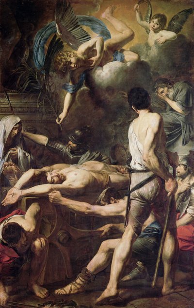 聖プロセススと聖マルティニアンの殉教 作： Valentin de Boulogne
