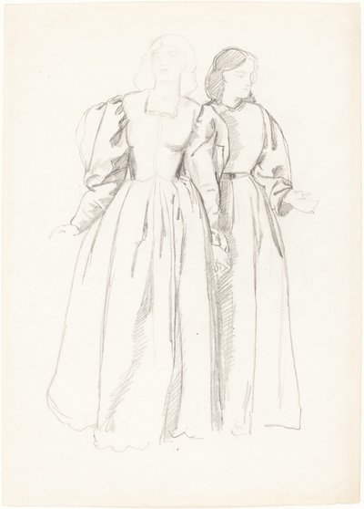 2 人の若い女性の研究 [直訳] 作： Valentine Cameron Prinsep