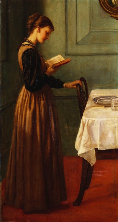 読書する少女の研究 作： Valentine Cameron Prinsep
