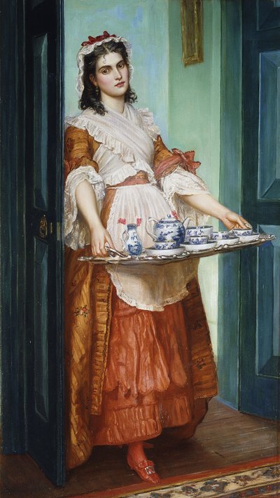 お茶の料理、 作： Valentine Cameron Prinsep