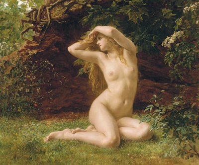 イブの最初の目覚め 作： Valentine Cameron Prinsep