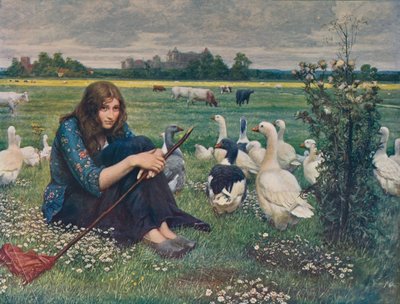 グースガール、c1878、c1915 作： Valentine Cameron Prinsep