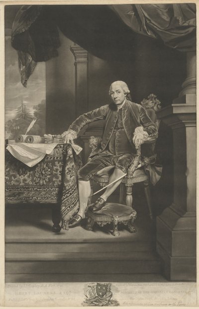 ヘンリー・ローレンス 作： Valentine Green after John Singleton Copley