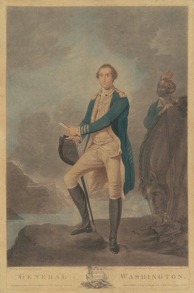 ワシントン将軍 作： Valentine Green after John Trumbull