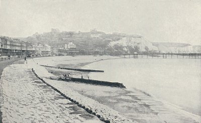 チョーク崖、ニアドーバー、1910 作： Valentine and Sons Ltd