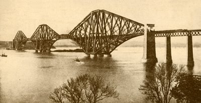 フォース橋、1930年。 作： Valentine and Sons Ltd