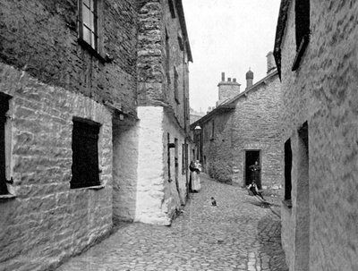 Sepulcher Lane、ケンダル、カンブリア、1924-1926年。 作： Valentine and Sons Ltd