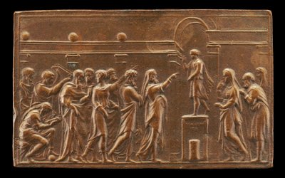 医師の中のイエス、1537年以降。 作： Valerio Belli