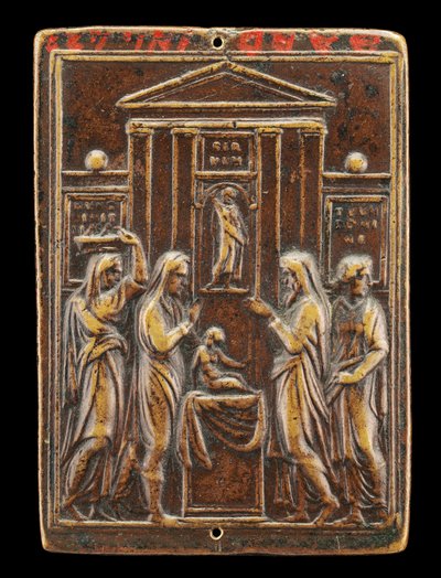 神殿でのキリストのプレゼンテーション[逆]、c。 1530年代。 作： Valerio Belli