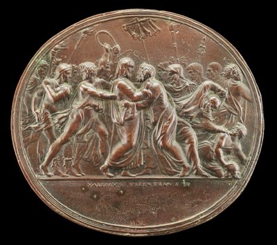 キリストの裏切り、1525年以降。 作： Valerio Belli