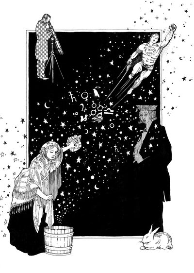 大空の星々のファンタスティックな物語 作： Valerio Eletti