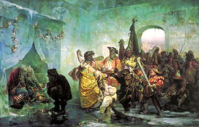 氷の宮殿」、1878 年。 作： Valery Ivanovich Jacobi