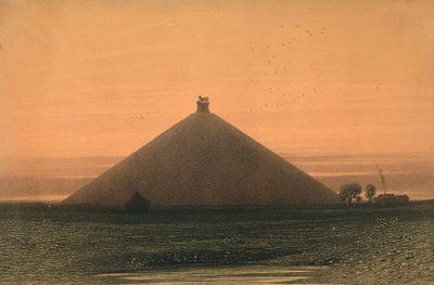 「ワーテルローのライオン」、19 世紀半ば。 作： Vanderhecht
