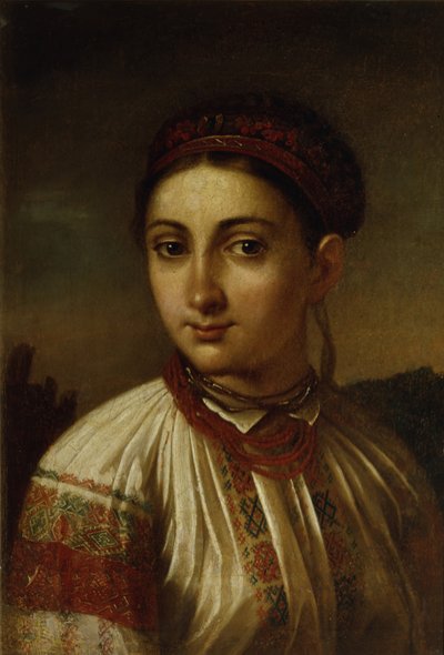 ポディリアの少女 作： Vasili Andreevich Tropinin