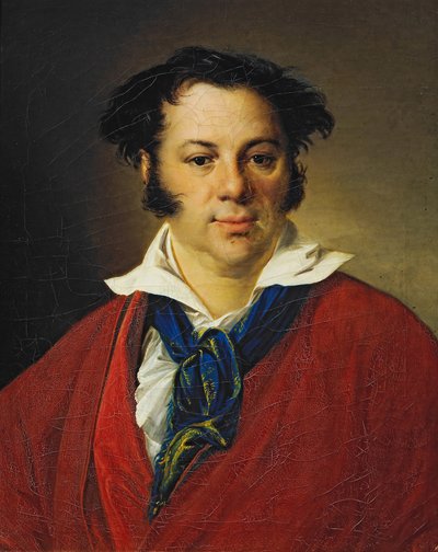 Portrait de Konstantin Ravich (Portrait of K. Ravich). Peinture de Vasili Andreyevich Tropinin (Vassili Tropinine) (1776-1857), huile sur toile   1320500   ja       japanese Successfully Translated  Original: Seated Female Nude Translat: Seated Female Nude 作： Vasili Andreevich Tropinin