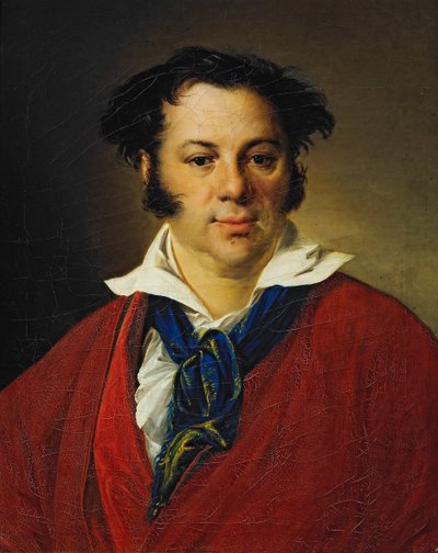 コンスタンティン・ラヴィッチの肖像、1823 作： Vasili Andreevich Tropinin