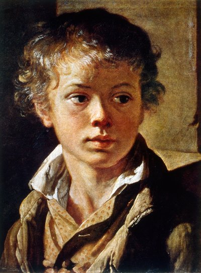 少年の肖像 作： Vasili Andreevich Tropinin