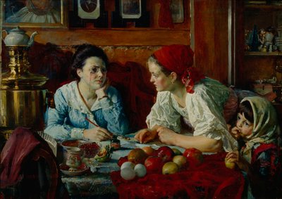 ピーターズバーグへの手紙、1902 作： Vasili Andreyevich Golynsky
