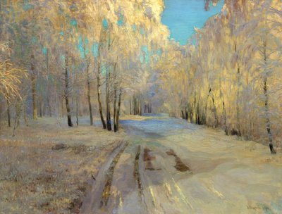 霧氷、1900年。 作： Vasili Baksheyev