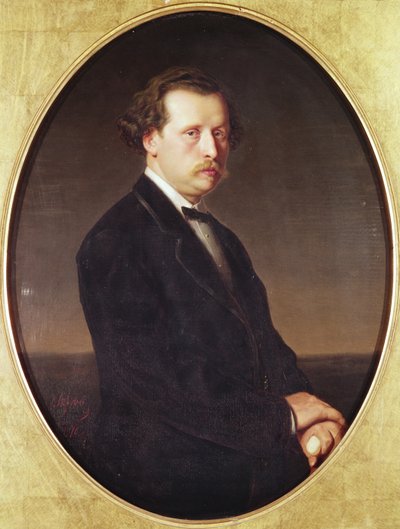 NGルビンスタインの肖像 作： Vasili Grigorevich Perov