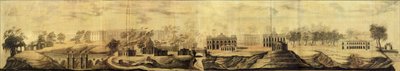 Tsaritsynoデザインのパノラマビュー、1776 作： Vasili Ivanovich Bazhenov