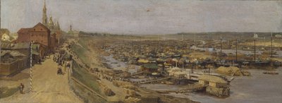 ルイビンスクの眺め、1886 年。 作： Vasili Maximovich Maximov