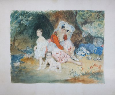 ピータードミニクス伯爵ルートヴィヒ伯爵1832-1887とマリア伯爵1829-1898年の肖像画Sayn-Wittgens 作： Vasili Semenovich Sadovnikov